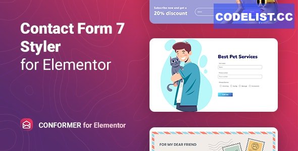 ConFormer v1.0.0 - Contact Form 7 styler for Elementor
