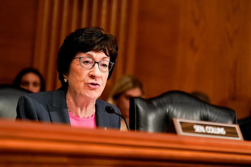 File: Sen. Susan Collins, a Republican from Maine, during a Senate Health, Education, Labor, and Pensions Committee hearing in Washington, DC, Sept. 24, 2024. / Credit: Al Drago/Bloomberg via Getty Images