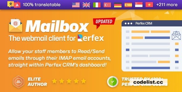 Mailbox v2.0.1 - Webmail based e-mail client module for Perfex CRM