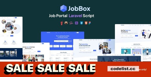 JobBox v1.6.2 - Laravel Job Portal Multilingual System - nulled