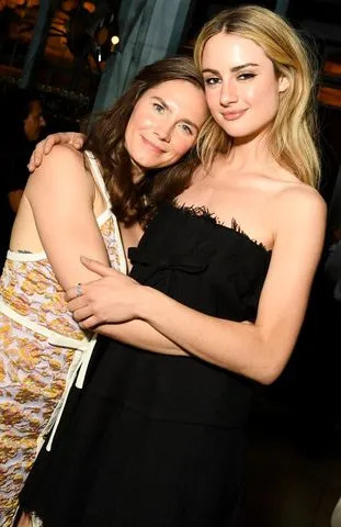 Kristina Bumphrey/Variety via Getty Amanda Knox and Grace Van Patten at the premiere of 'The Twisted Tale of Amanda Knox.'