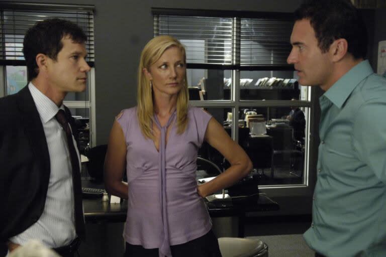 Por su trabajo en Nip/Tuck, Richardson fue nominada al Globo de Oro