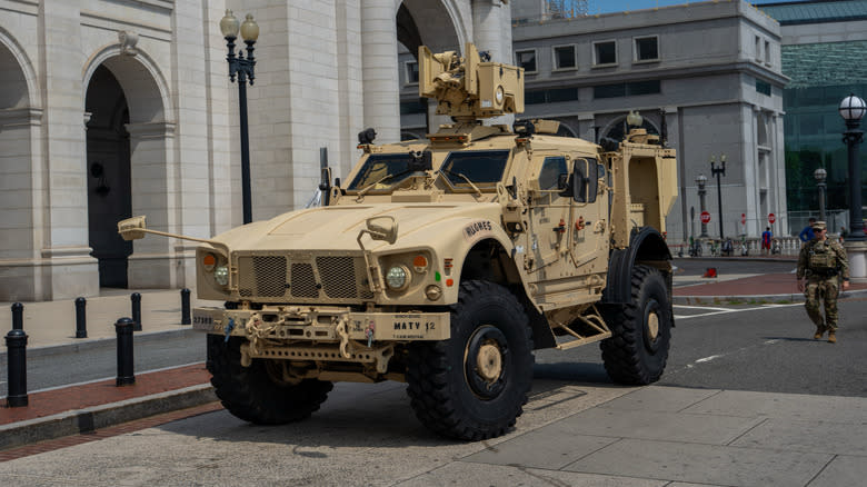 National Guard M-ATV in Washington DC