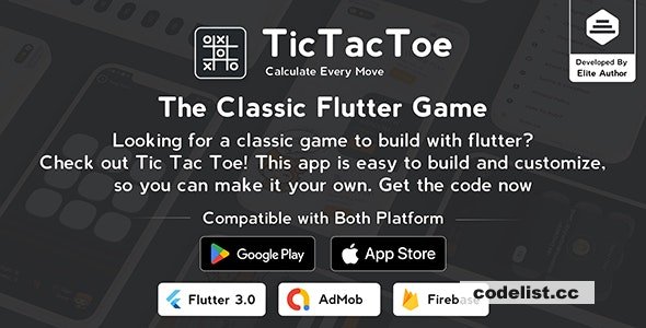 Tic Tac Toe v1.0.6 - The Classic Flutter Tic Tac Toe Game