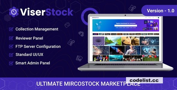 ViserStock v2.1 - Ultimate Microstock Marketplace - nulled