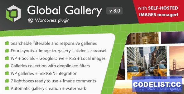 Global Gallery v8.0 - Wordpress Responsive Gallery