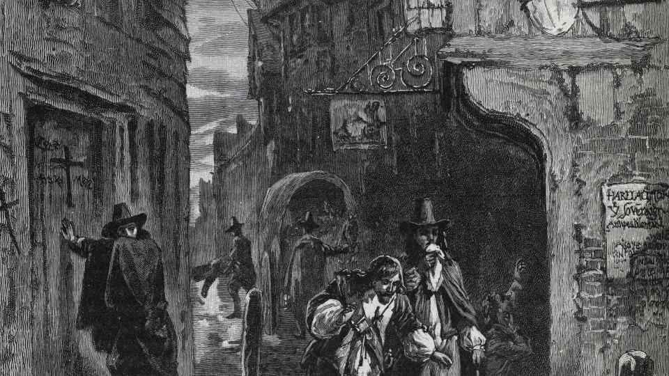 The Great Plague of London in 1665, depicted here, was found to be caused by Yersinia pestis. (Photo by: Universal History Archive/Universal Images Group via Getty Images) - Universal History Archive/Getty Images