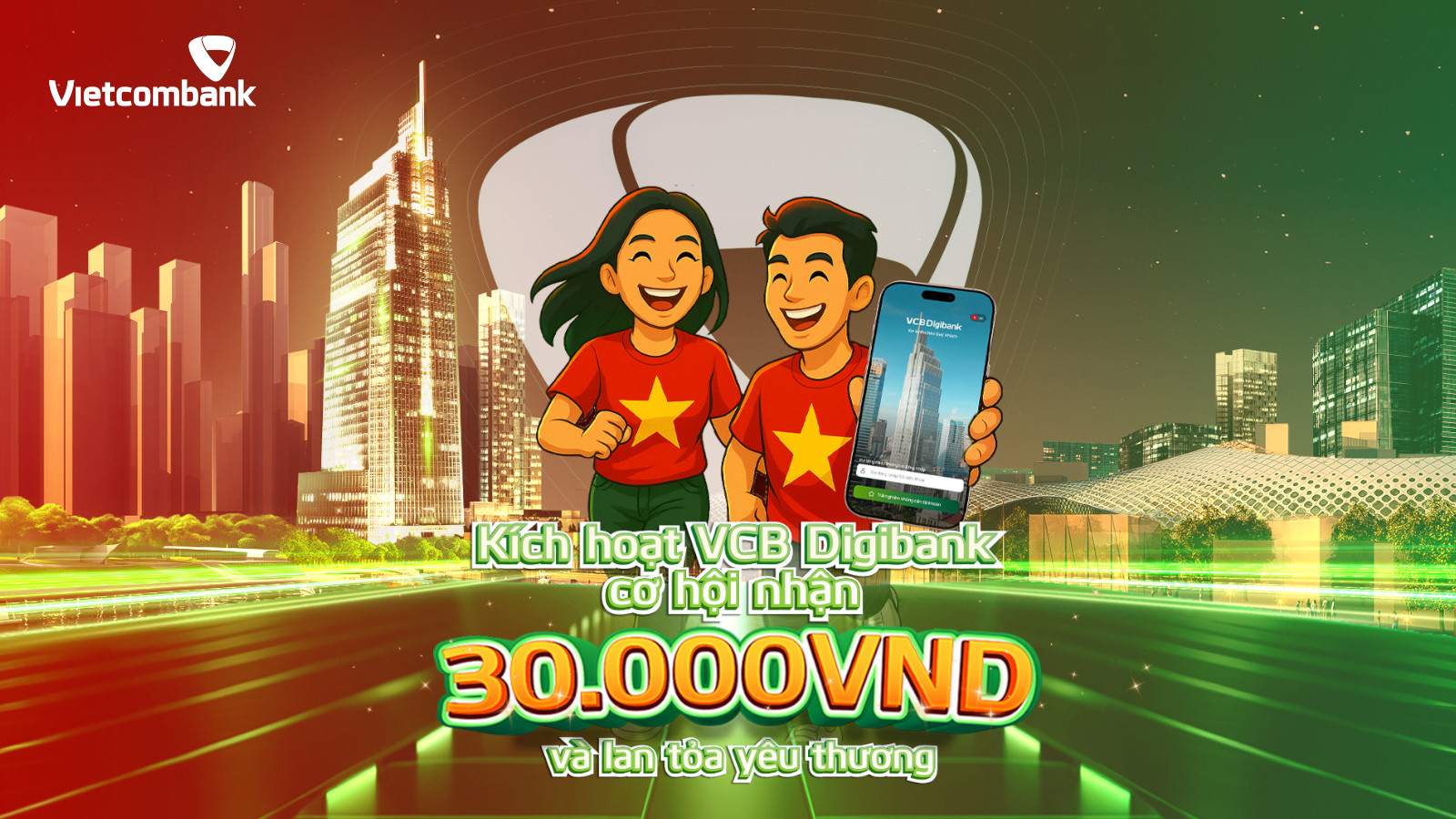 Vietcombank đồng hành chương trình ‘Cùng Việt Nam tiến bước’