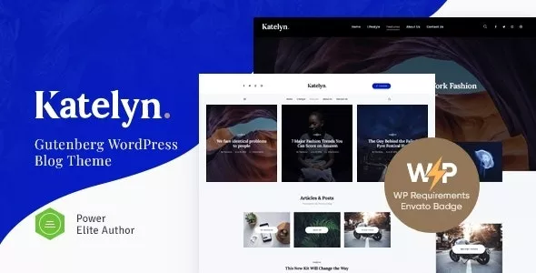 Katelyn - Creative Gutenberg Blog WordPress Theme