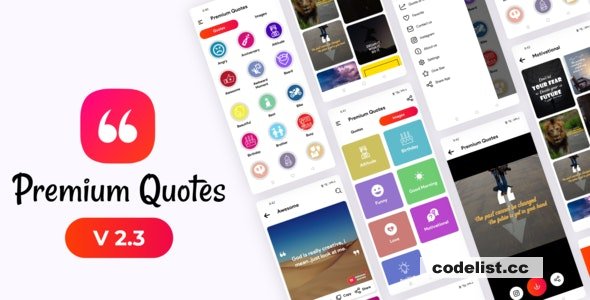 Premium Quotes v2.3 - Quotes App With Admin Panel, Admob and Applovin Ads