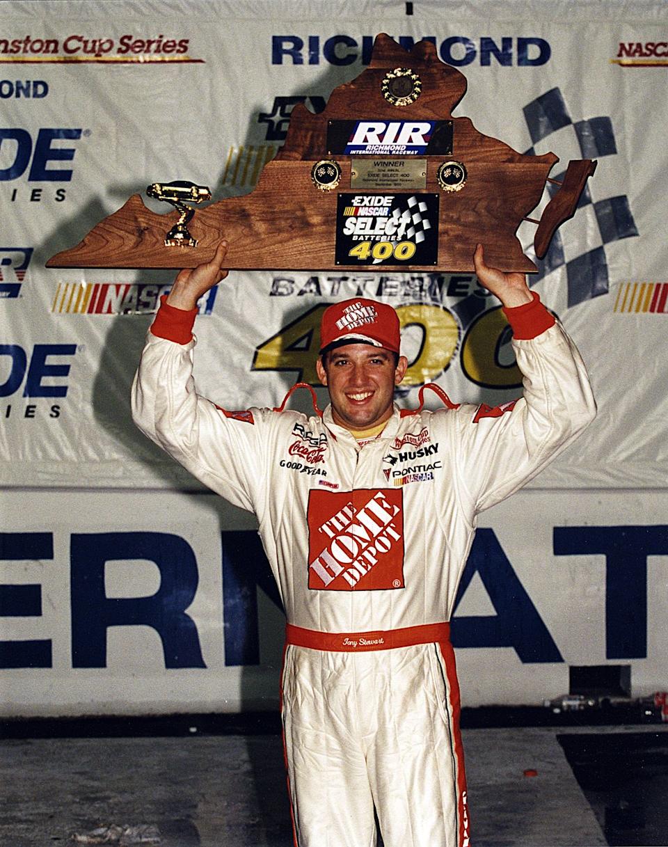 tony stewart nascar ist cup win richmond 1999