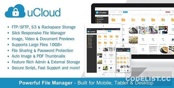 uCloud v2.0.1 - File Hosting Script - Securely Manage, Preview & Share Your Files uCloud v2.0.1 - File Hosting Script - Securely Manage, Preview & Share Your Files