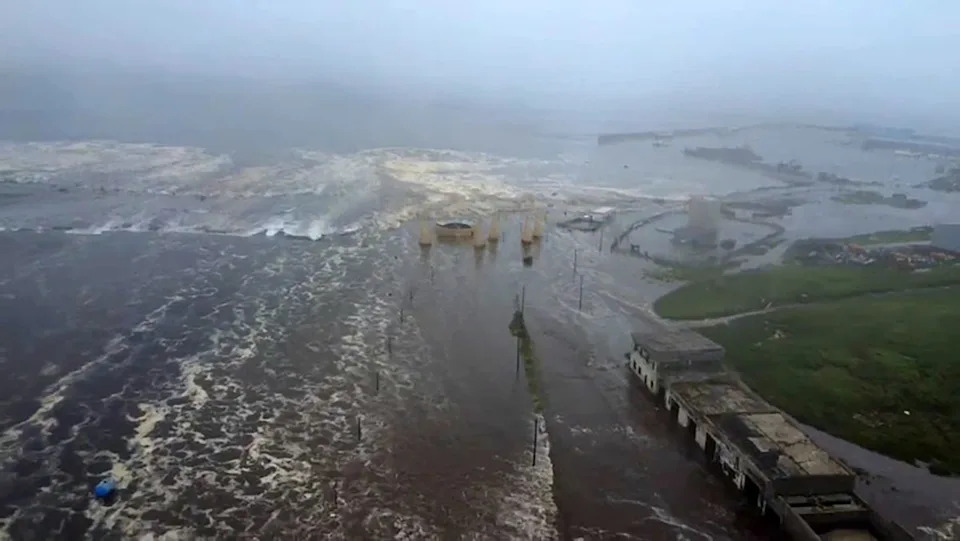 The tsunami-hit Severo-Kurilsk on Paramushir island of Russia's northern Kuril islands (Geophysical Service of the Russi)