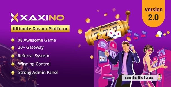 Xaxino v2.0 - Ultimate Casino Platform - nulled