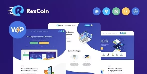 RexCoin - A Multi-Purpose Cryptocurrency & Coin ICO WordPress Theme