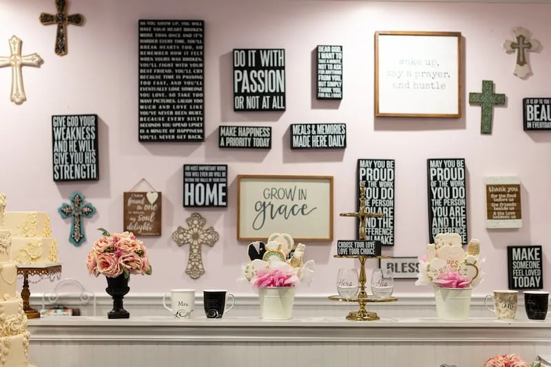 Cathy Miller's cake decorating shop in Bakersfield, Calif., is pictured in this handout photo. Miller is at the center of a religious liberty case that may go to the Supreme Court. | Becket
