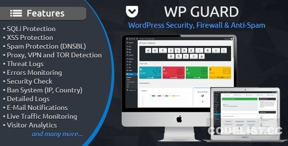WP Guard v1.4 - Security, Firewall & Anti-Spam plugin for WordPress