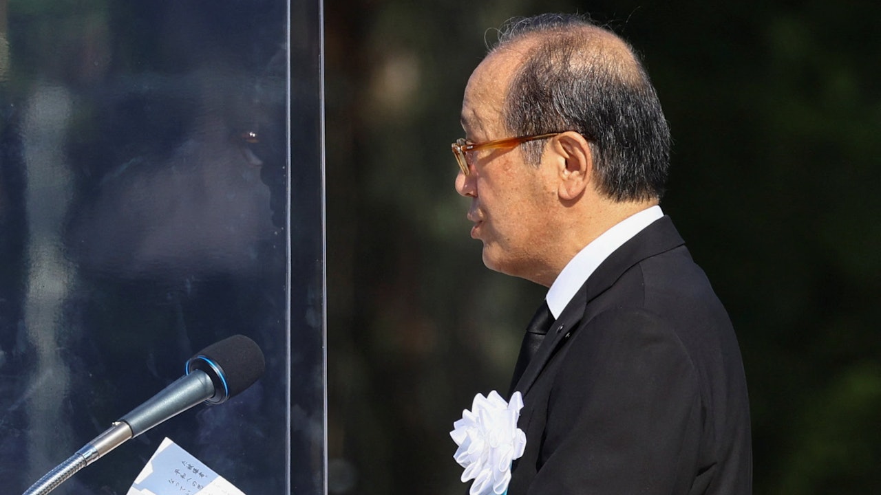 日本廣島原爆80周年｜廣島市長出席和平紀念式　強調讓廢核成共識
