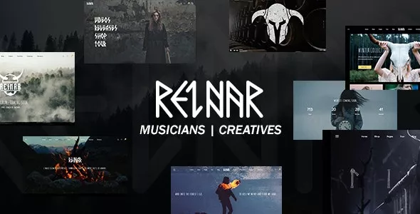 Reinar - A Nordic Inspired Music and Creative WordPress Theme v1.2.7