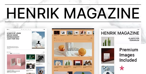 Henrik - Creative Magazine Theme v1.3.1