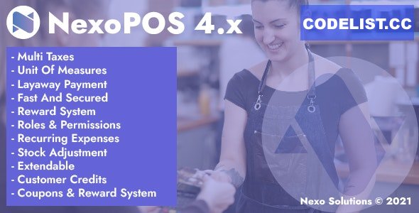 NexoPOS 4.8.6 - POS, CRM & Inventory Manager