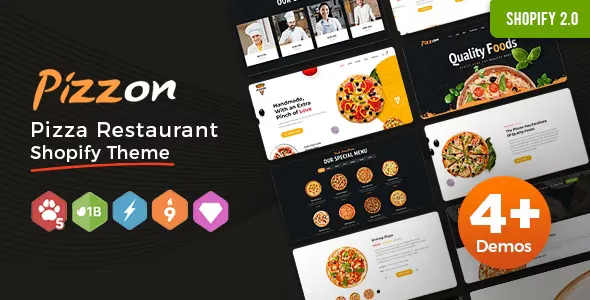 Pizzon - Pizza Restaurant, Fast Food Shopify Theme v1.0.1