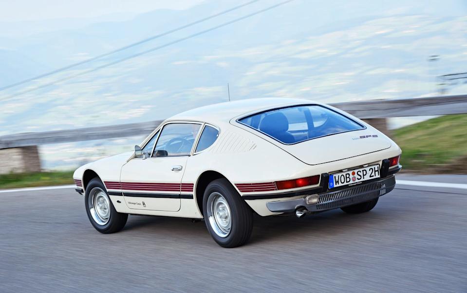 volkswagen sp2 rear three quarter on road