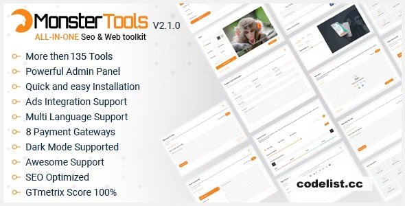 MonsterTools v2.1.0 - The All-in-One SEO & Web Toolkit, like a Swiss Army Knife - nulled