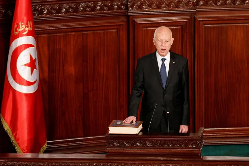 Tunisian president’s supporters protest against UGTT union amid rising tensions