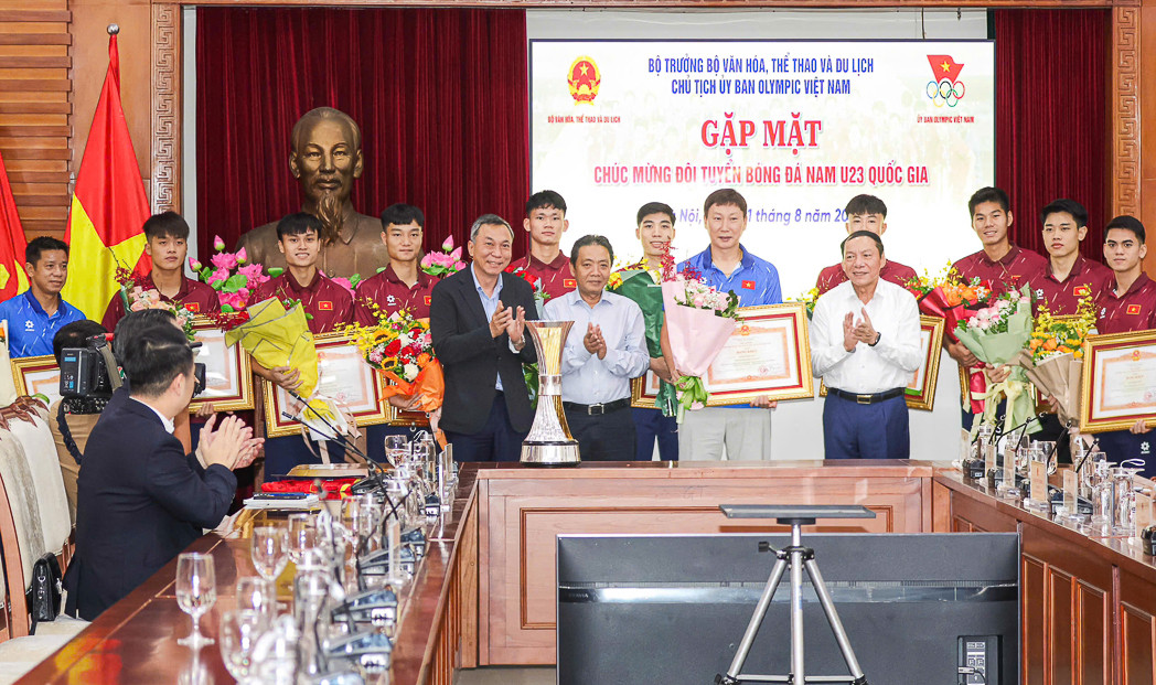 U23 Việt Nam nhận Bằng khen của Thủ tướng Chính phủ