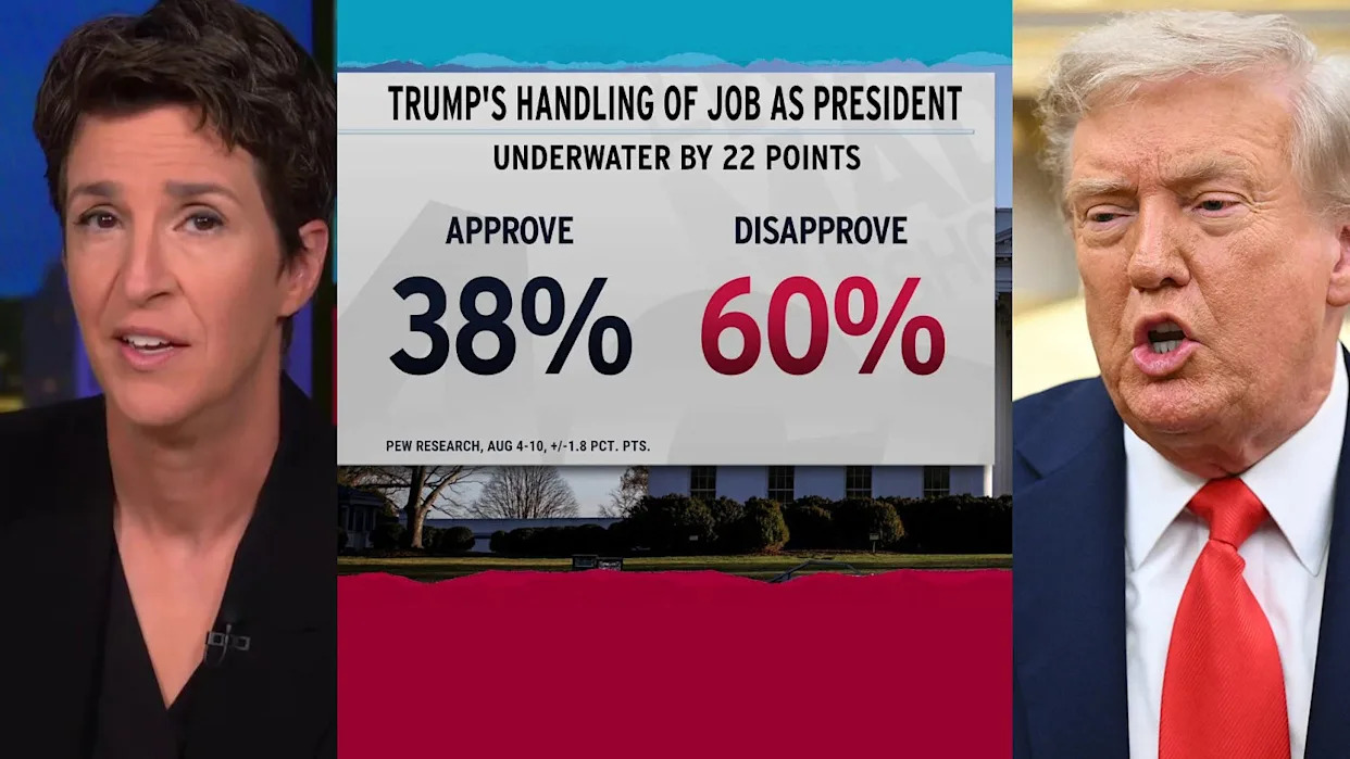 Maddow Blog | Trump approval TANKING with the American public, new poll shows