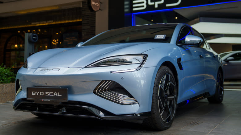 BYD EV retail store