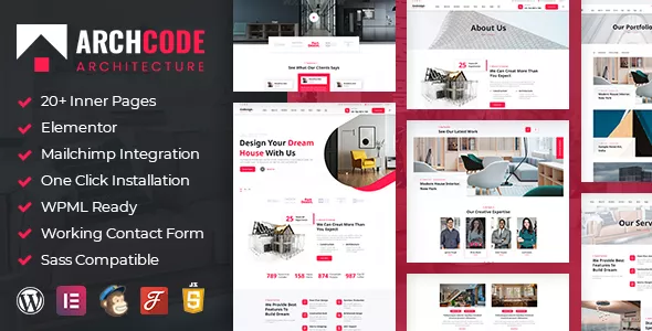 Archcode - Architect Design WordPress Theme v1.1