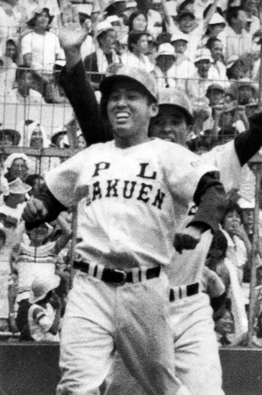 1978年の夏の甲子園で「4番・投手」で活躍したPL学園の西田真次＝阪神甲子園球場で