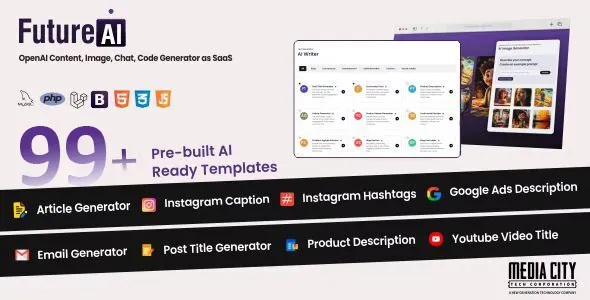 Future Ai - OpenAI Content, Image, Chat, Code Generator as SaaS v2.0
