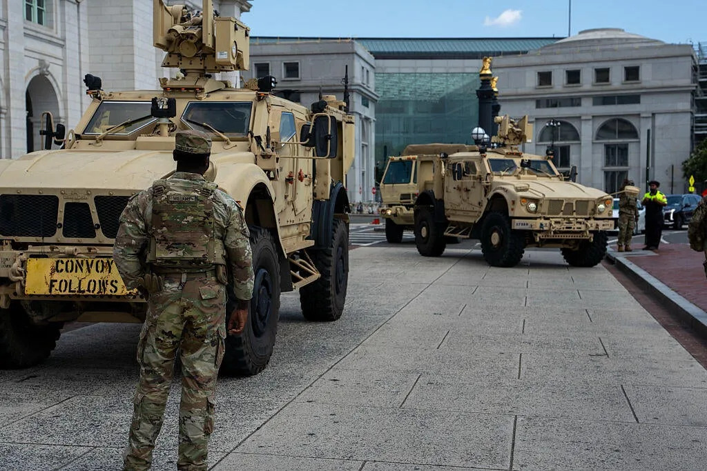 White House says National Guard members deployed to D.C. "may be armed"