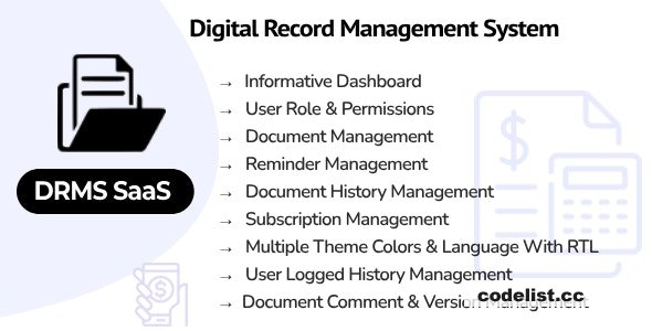 DRMS SaaS v1.5 - Digital Record Management System