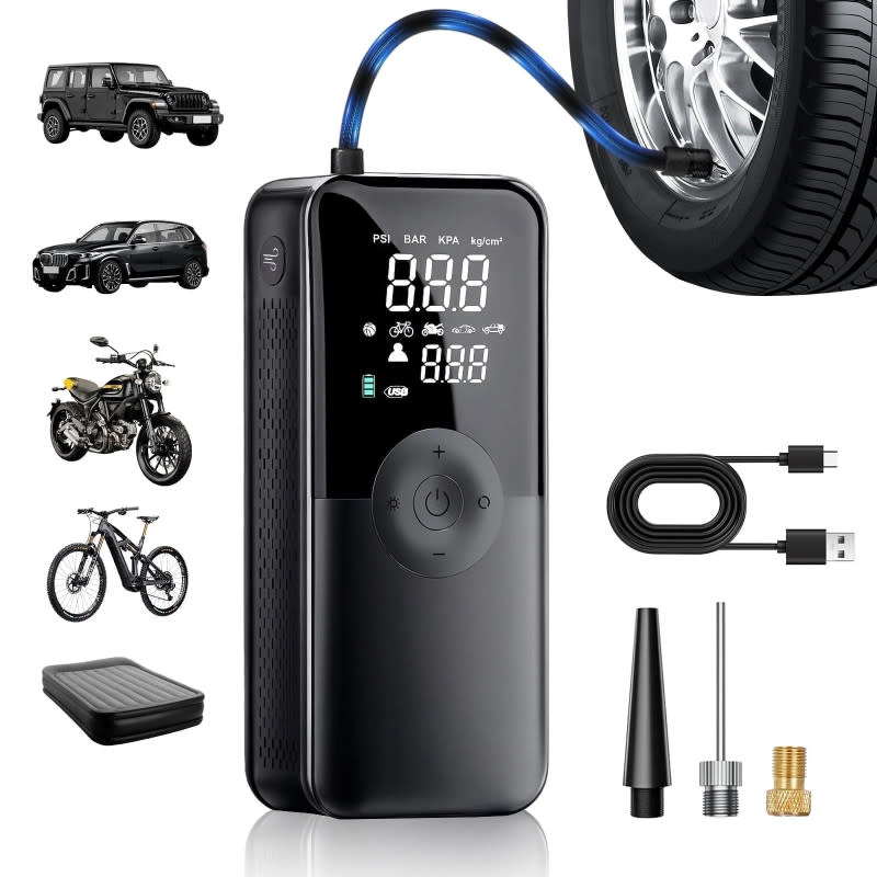 Walmart Is Selling a ‘Handy’ $59 Cordless Tire Inflator for $20, and Shoppers Say It's the 'Best Purchase Ever'