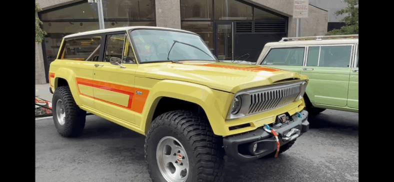 The first generation Jeep Cherokee inspired the new model