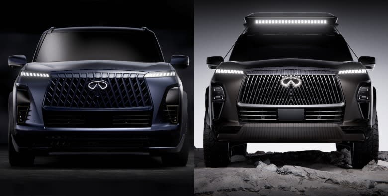 Infiniti QX80 Terrain Spec and Track Spec concepts