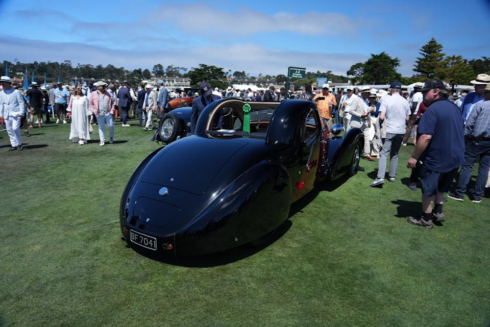 bugatti type 57 atalante at pebble beach concours 2025