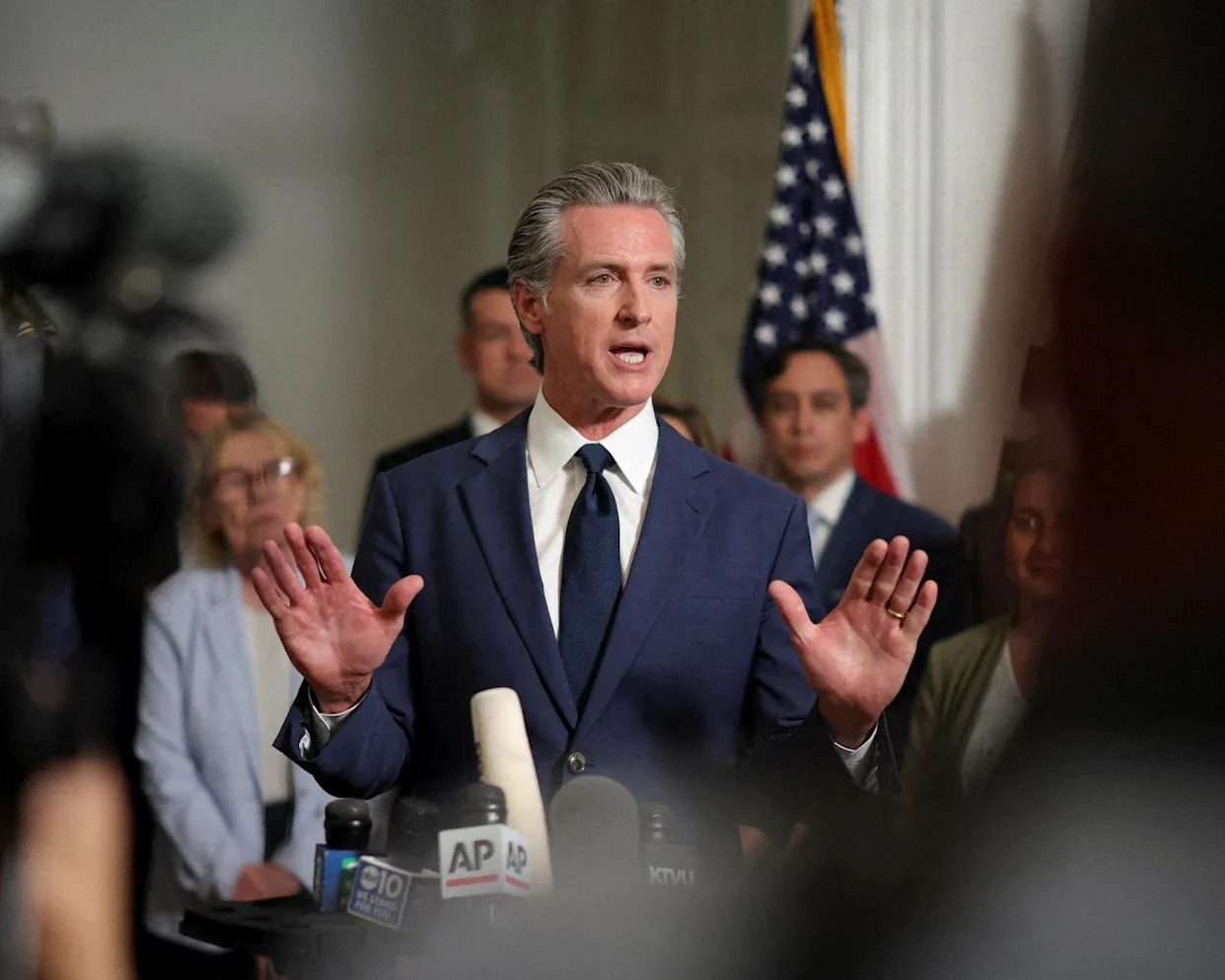 Newsom says California will draw new electoral maps after Trump ‘missed’ deadline
