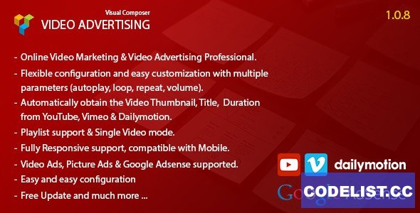 Video Advertising v1.0.8 - Addon For Visual Composer
