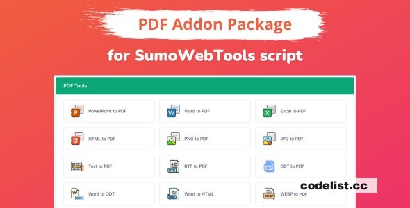 PDF Addon Package for SumoWebTools v1.0.2