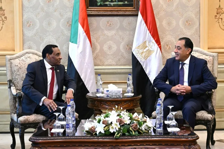 Sudan's PM in Egypt on first foreign visit