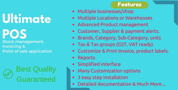 Ultimate POS v3.0 + Addons - nulled Ultimate POS v3.0 + Addons - nulled