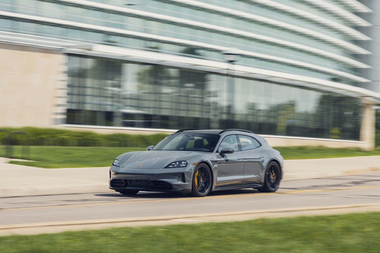 View Exterior Photos of the 2025 Porsche Taycan GTS Sport Turismo