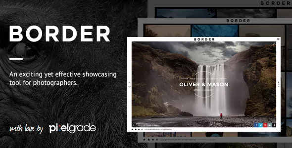 BORDER - A Delightful Photography WordPress Theme v1.9.3
