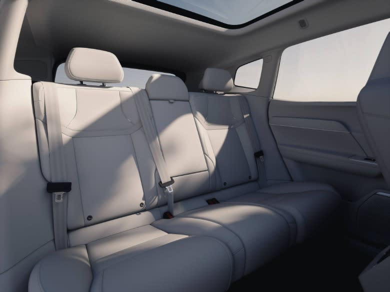 Rear seat of the new Volvo XC70