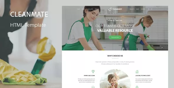CleanMate - Cleaning Template v1.8